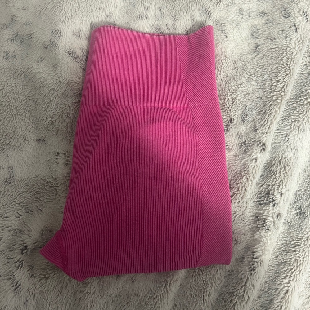 Joy lab pink textured leggings size L